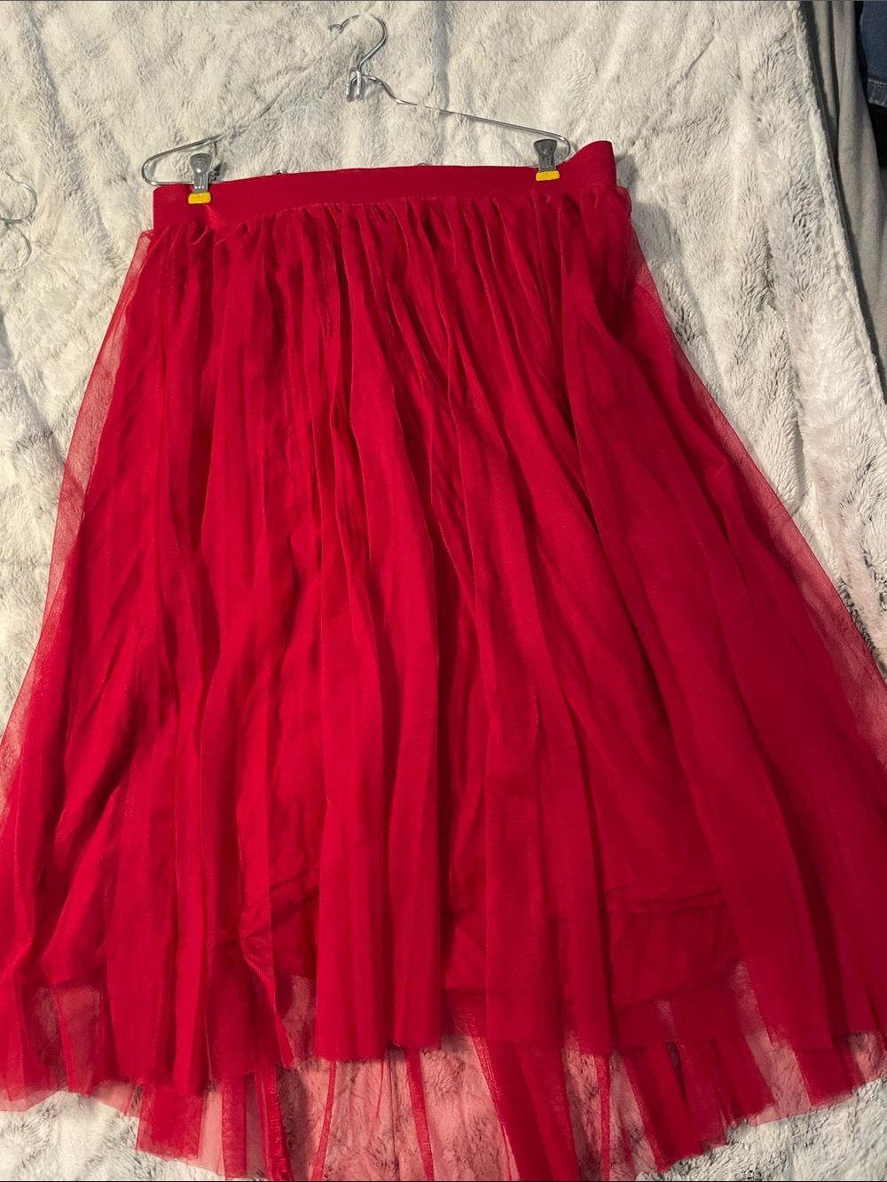 Torrid Red Tulle Midi Skirt - Classic Feminine Style WhimsyGoth